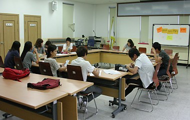 충청남도청소년국제봉사단 평가회의